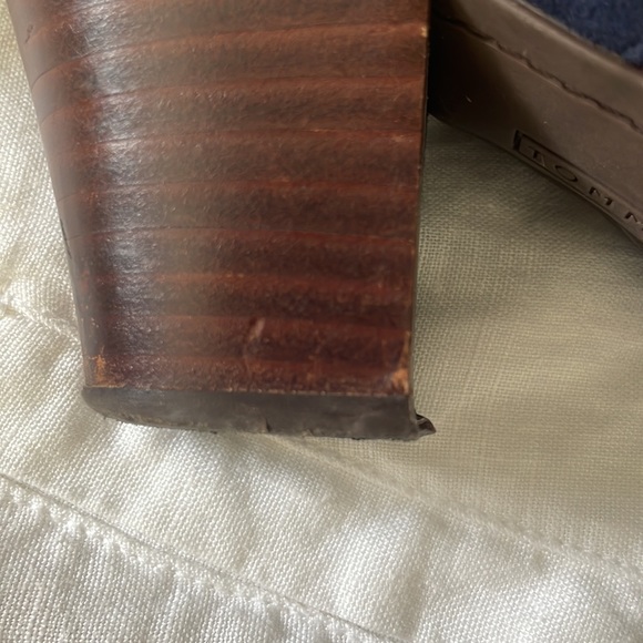 Tommy Hilfiger Karaoke Stacked Heel Open Toe Shoes - Picture 4 of 4